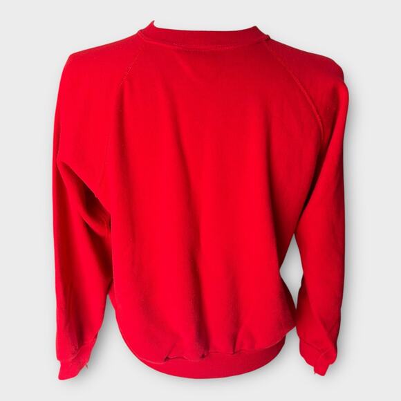 Vintage 70s/80s U.S. Air Force Officer Training School Sweatshirt sz Large Red - Picture 5 of 9